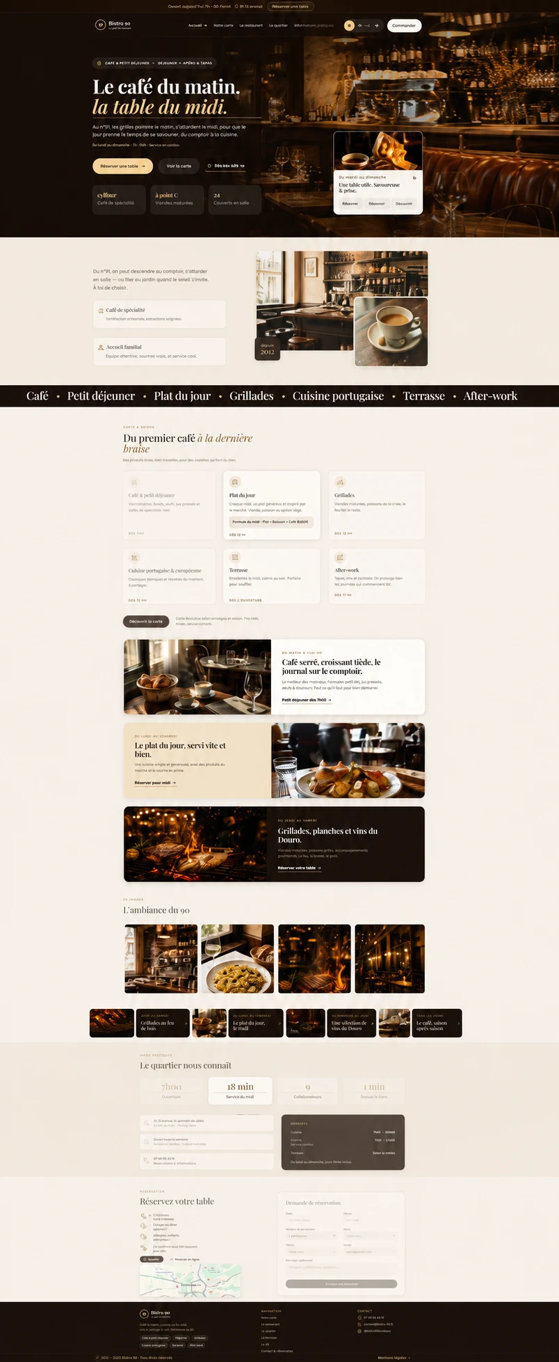 Aperçu Bistro 90 pour café et bistro