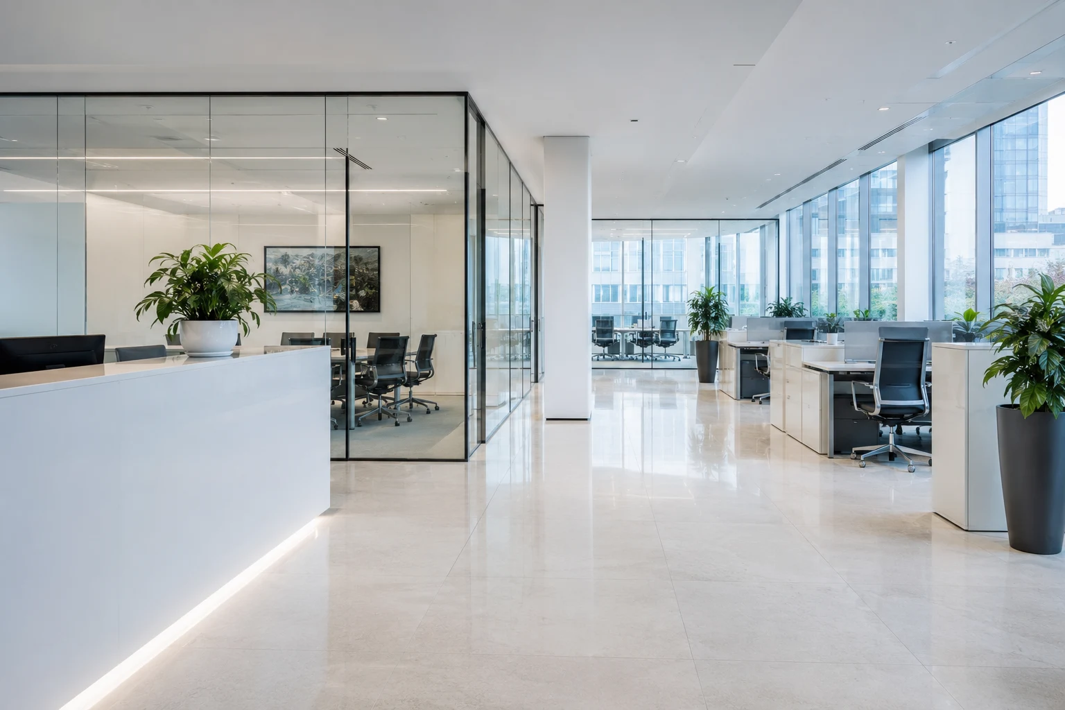 Espace commercial moderne et immaculé au Luxembourg
