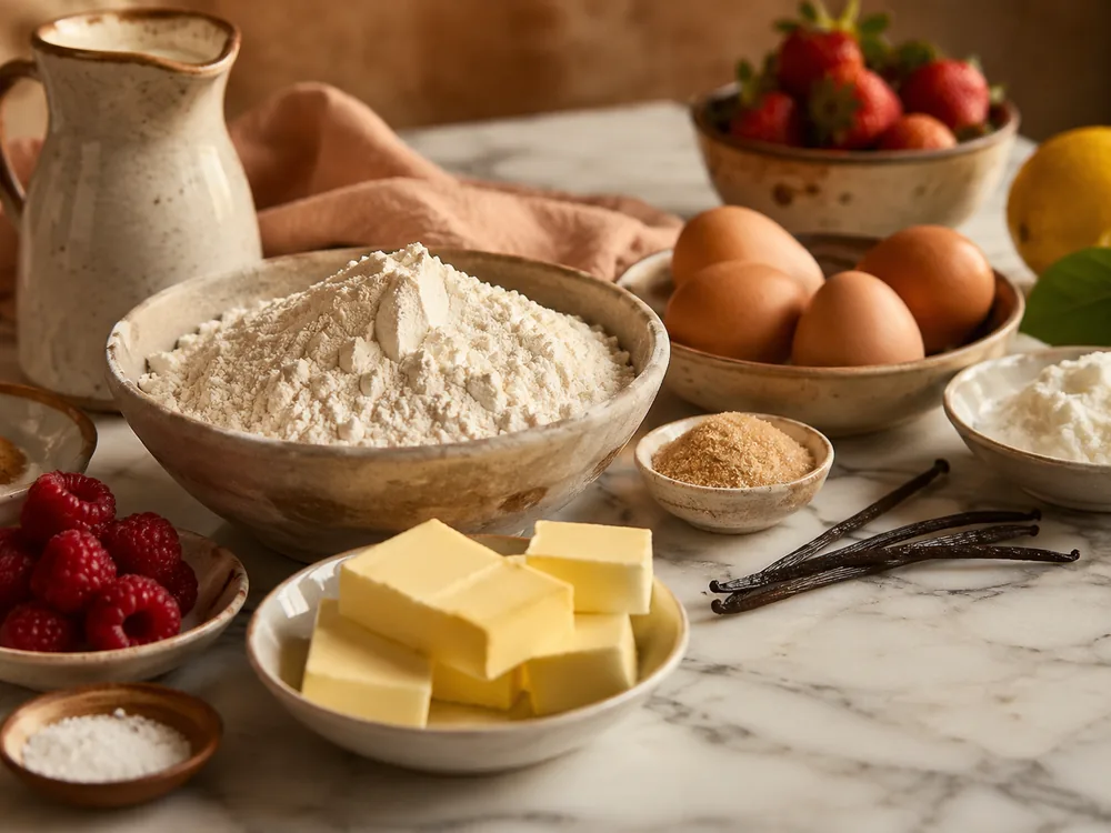 Pains frais et dorés alignés sur les étagères de la boulangerie