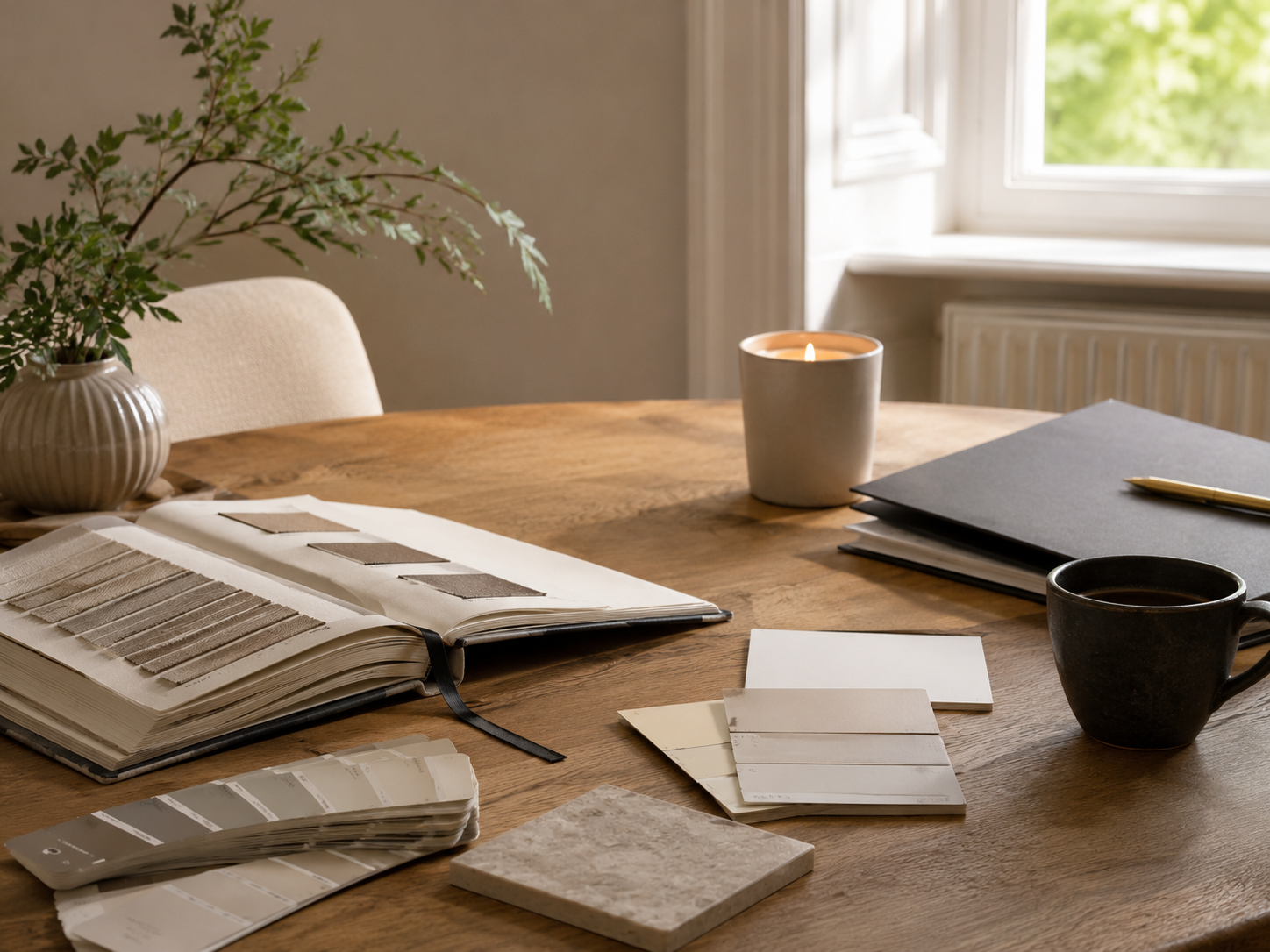 Paint colour consultation table